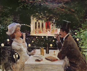 Cena a Les Ambassadeurs, c.1882